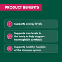 NATURES OWN IRON PLUS 50 TABLETS thumbnail 6