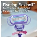 GILLETTE VENUS DELUXE SMOOTH SWIRL RAZOR + 2 BLADES thumbnail 4