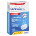 STERADENT DENTURE CLEANSER ACTIVE PLUS 48 TABLETS thumbnail 1