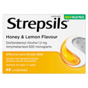 STREPSILS HONEY & LEMON 48 LOZENGES thumbnail 2