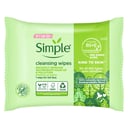 SIMPLE FACE WIPES KIND TO SKIN BIODEGRADABLE 25 PACK thumbnail 1