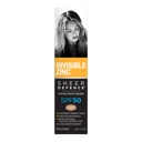 INVISIBLE ZINC SHEER DEFENCE TINTED LIGHT SUNSCREEN SPF50+ 50G thumbnail 2