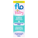 FLO BABY SALINE NASAL DROPS 15ML thumbnail 2