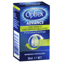 OPTREX ADVANCE PRESERVATIVE FREE TIRED EYE DROPS 10ML thumbnail 1