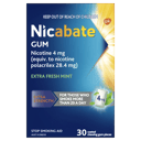 NICABATE EXTRA FRESH 4MG GUM 30 PACK thumbnail 2