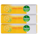 DETTOL CITRUS FRESH BODY SOAP 100G 3 PACK thumbnail 5