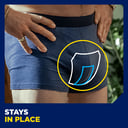 TENA MEN SHIELDS ACTIVE FIT 5D LEVEL 3 8 PACK thumbnail 7