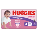 HUGGIES ULTRADRY NAPPY PANTS TODDLER GIRL 29 PACK thumbnail 2