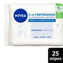 NIVEA 3 IN 1 REFRESHING WIPES 25 PACK thumbnail 11