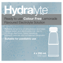 HYDRALYTE LIQUID LEMONADE READY TO DRINK 250ML 4 PACK thumbnail 5