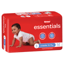 HUGGIES ESSENTIALS NAPPIES CRAWLER 52 PACK thumbnail 1