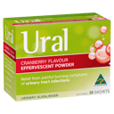 URAL EFFERVESCENT POWDER CRANBERRY SACHETS 28 PACK thumbnail 1