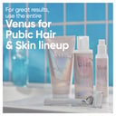 GILLETTE VENUS FOR PUBIC HAIR & SKIN RAZOR + 2 BLADES thumbnail 7