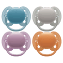 AVENT SOOTHER SOFT SMOOTH PLAIN AST 6-18MTHS+ 2 PACK thumbnail 2