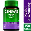 CENOVIS ZINC PLUS 150 TABLETS thumbnail 10