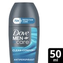 DOVE MEN ANTIPERSPIRANT ADVANCED CLEAN COMFORT ROLL ON 50ML thumbnail 5