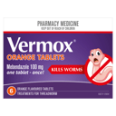 VERMOX ORANGE THREADWORM TREATMENT 6 TABLETS thumbnail 2
