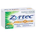 ZYRTEC LIQUID 42 CAPSULES thumbnail 1