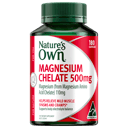 NATURES OWN MAGNESIUM CHELATE 500MG 180 TABLETS thumbnail 1