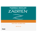 ZADITEN PRESERVATIVE FREE ALLERGY EYE DROPS 0.4ML 20 PACK thumbnail 9
