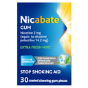 NICABATE EXTRA FRESH 2MG GUM 30 PACK thumbnail 11
