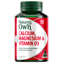 NATURES OWN CALCIUM MAGNESIUM & VITAMIN D3 120 TABLETS thumbnail 1
