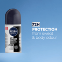 NIVEA MEN ANTIPERSPIRANT B&W INVISIBLE ORIGINAL 48H ROLL ON 50ML thumbnail 4