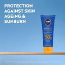 NIVEA PROTECT & MOISTURE SUNSCREEN LOTION SPF50+ 100ML thumbnail 6