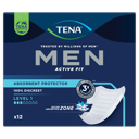 TENA MEN SHIELDS ACTIVE FIT 3D LEVEL 1 12 PACK thumbnail 2