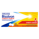 BISOLVON CHESTY FORTE 8MG 50 TABLETS thumbnail 2