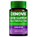 CENOVIS LIVER SUPPORT MILK THISTLE 7000 75 TABLETS thumbnail 1