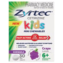 ZYRTEC KIDS 5MG GRAPE CHEWABLE TABLETS 30 thumbnail 2