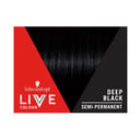 SCHWARZKOPF LIVE COLOUR DEEP BLACK 75ML thumbnail 5