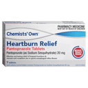 CHEMISTS OWN HEARTBURN PANTOPRAZOLE 20MG 7 TABLETS thumbnail 1
