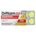 DIFFLAM PLUS ANAESTHETIC HONEY & LEMON THROAT 32 LOZENGES thumbnail 3