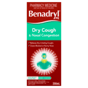 BENADRYL PE DRY COUGH & NASAL 200ML thumbnail 6