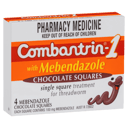 COMBANTRIN WORM TREATMENT CHOCOLATE SQUARES 4 PACK thumbnail 1