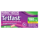TELFAST 180MG 30 TABLETS thumbnail 1