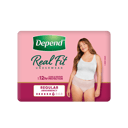 DEPEND WOMEN REAL FIT UNDERWEAR REGULAR 7D MEDIUM 8 PACK thumbnail 3