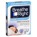 BREATHE RIGHT NASAL STRIPS CLEAR LARGE 30 PACK thumbnail 1