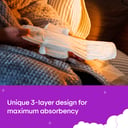 U BY KOTEX PADS ULTRATHIN OVERNIGHT LONG WINGS 8 PACK thumbnail 10
