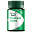NATURES OWN VITAMIN B3 500MG 60 TABLETS thumbnail 11