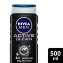 NIVEA MEN SHOWER GEL ACTIVE CLEAN 500ML thumbnail 8