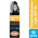 INVISIBLE ZINC SHEER DEFENCE TINTED LIGHT SUNSCREEN SPF50+ 50G thumbnail 11