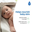 J&J BABY OIL ALOE VERA & VITAMIN E 500ML thumbnail 3