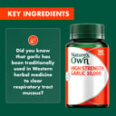 NATURES OWN HIGH STRENGTH GARLIC 10000MG 100 TABLETS thumbnail 5
