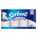 SORBENT TOILET PAPER SILKY WHITE 16 PACK thumbnail 1