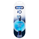 ORAL-B IO ULTIMATE CLEAN BLACK REPLACEMENT HEADS 2 PACK thumbnail 1