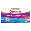 DEMAZIN ALLERGY + HAYFEVER 60 TABLETS thumbnail 2