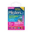 PIKSTERS INTERDENTAL BRUSH SIZE 00 PINK 40 PACK thumbnail 2